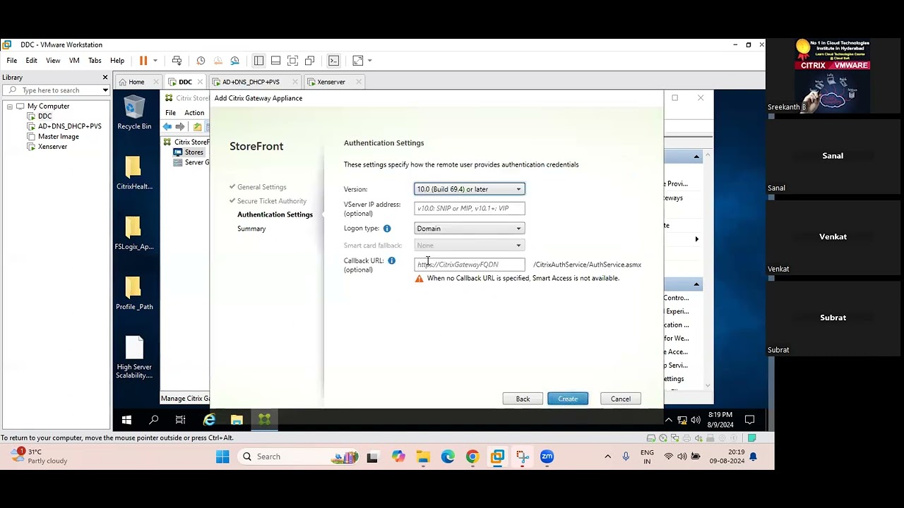 Citrix Storefront Configuration for NetScaler or ADC Gateway  #citirx #netscaler #xenapp #iis #store