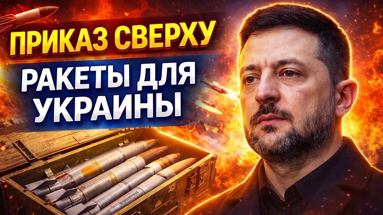 СРОЧНО! Ракетные склады ОТКРЫТЫ! Европа УСИЛИВАЕТ Украину ОРУЖИЕМ. Приказ уже дан