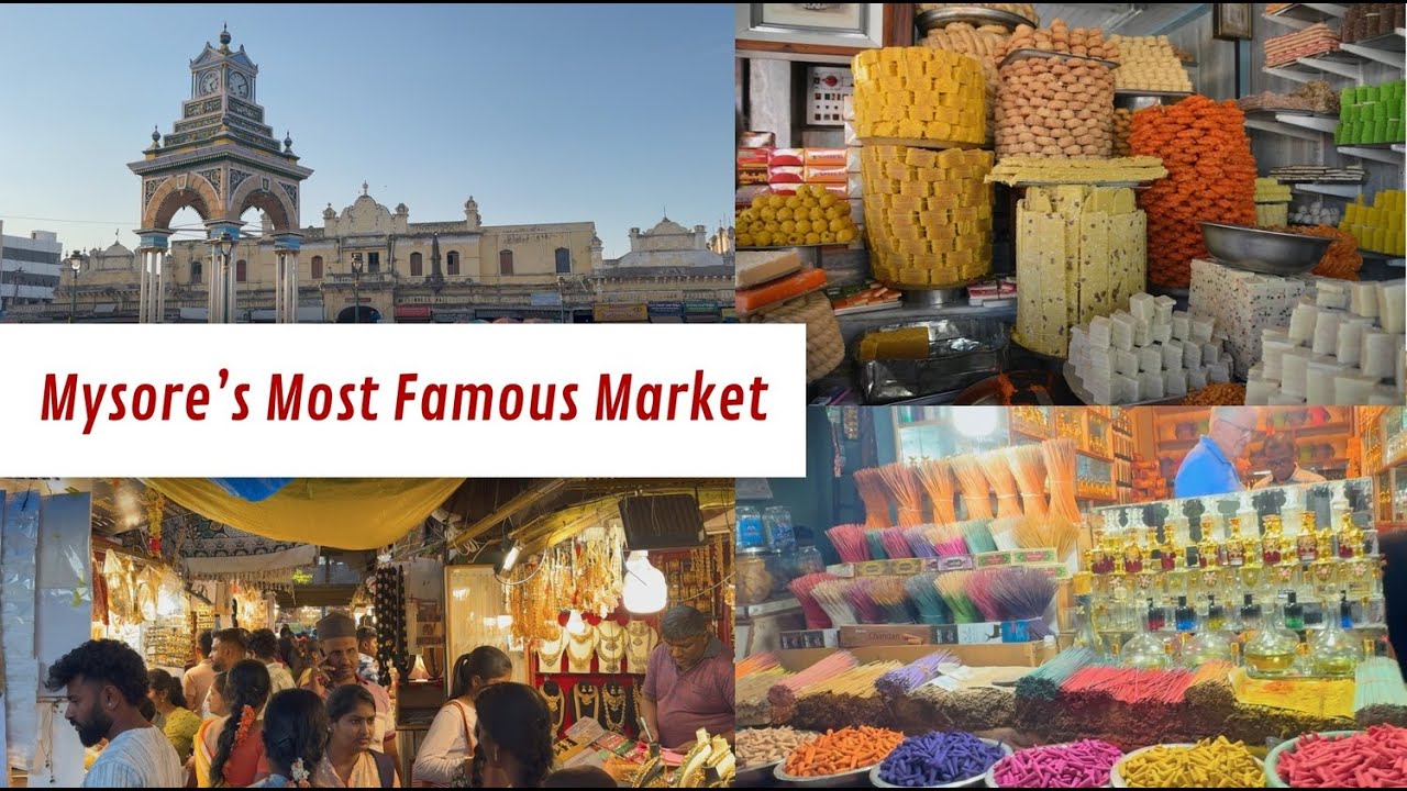 Exploring Devaraja Market | Guru Sweets & Street Tour | Mysore's Vibrant Bazaar