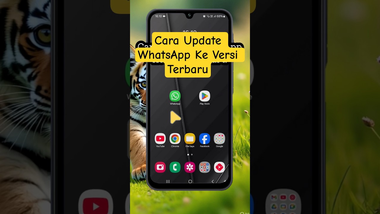 Cara Update WhatsApp Ke Versi Terbaru #updatewhatsappversiterbaru #updatewhatsapp #tutorialwhatsapp
