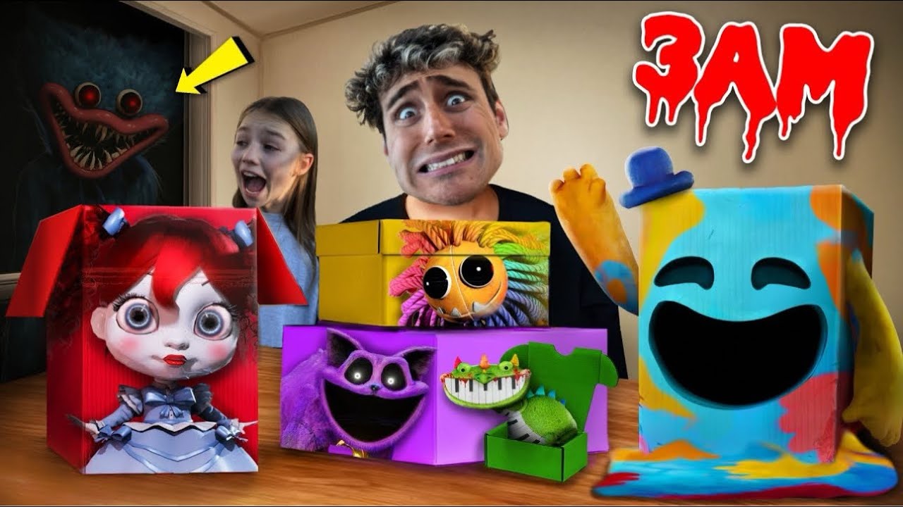 MAI APRIRE LE SCATOLE DI POPPY PLAYTIME 4 CON LA NOSTRA FAN…😰😭