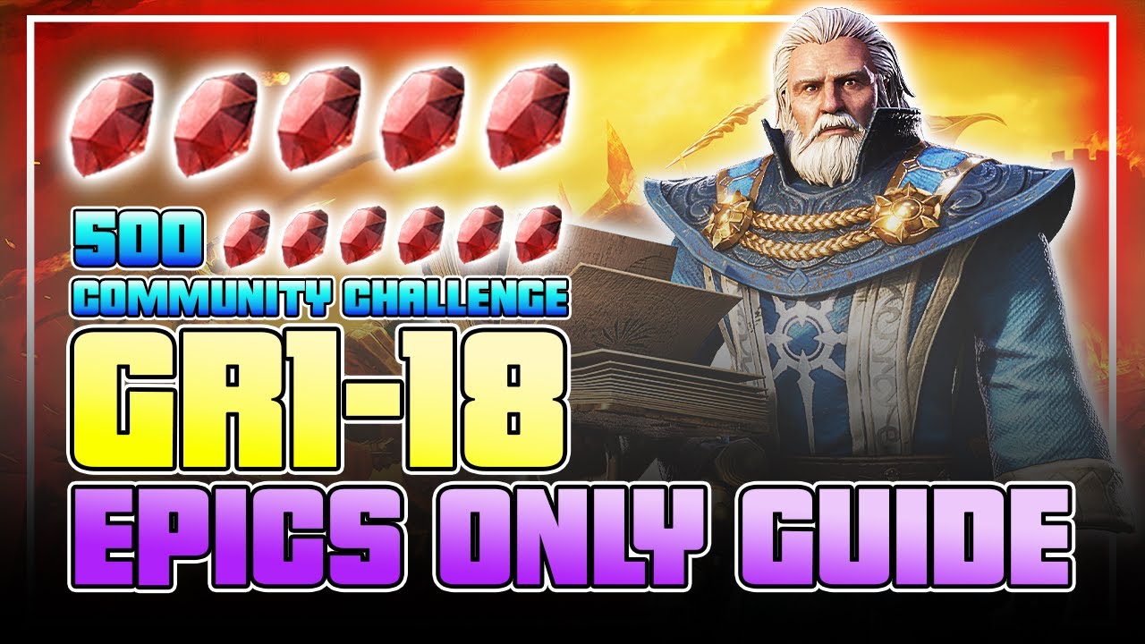 GUIDE: Gear Raid 1-18 - ALL EPICS - NO AOE MAGES - F2P-Friendly ⁂ Watcher of Realms ⁂ G4G DAY 73