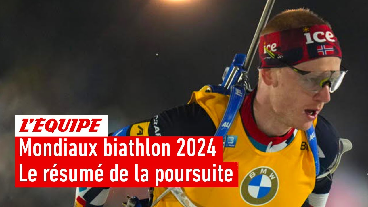 Mondiaux biathlon 2024 - Johannes Boe champion du monde sur la poursuite, triplé norvégien à la clé