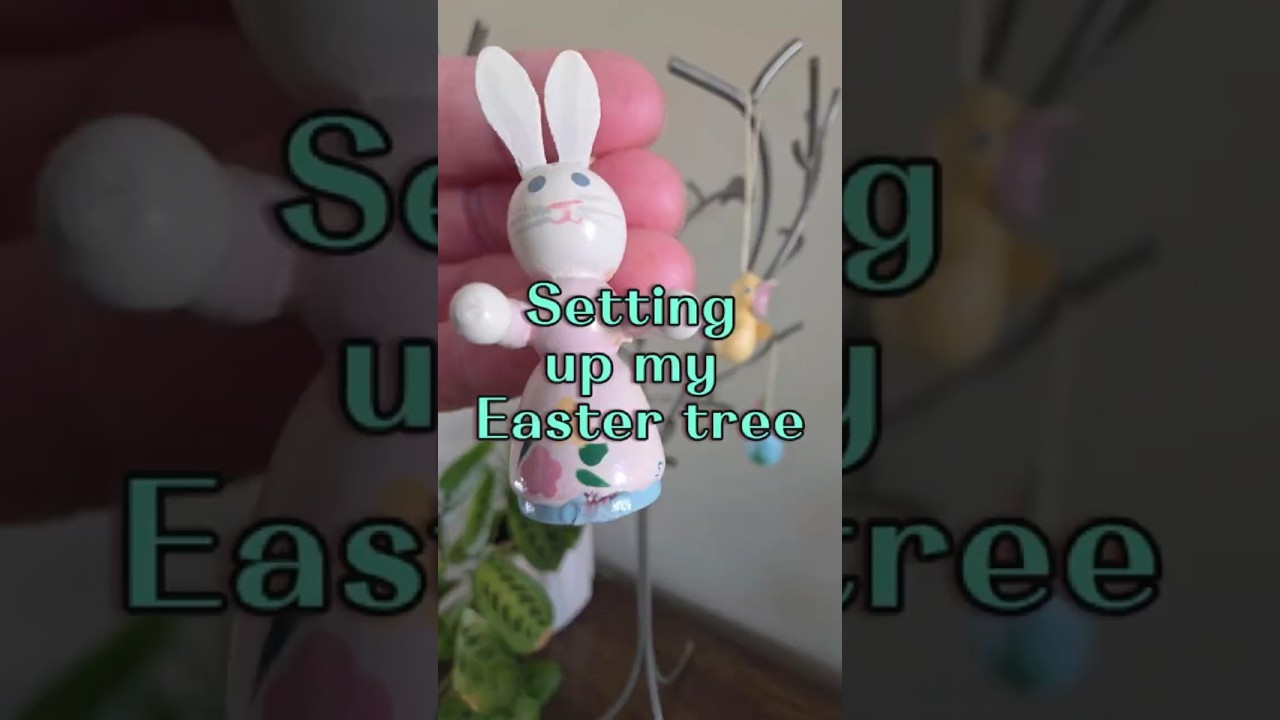 Easter tree 2025. Full video in the comments. #thrift #thrifting #easter #homedecor #home