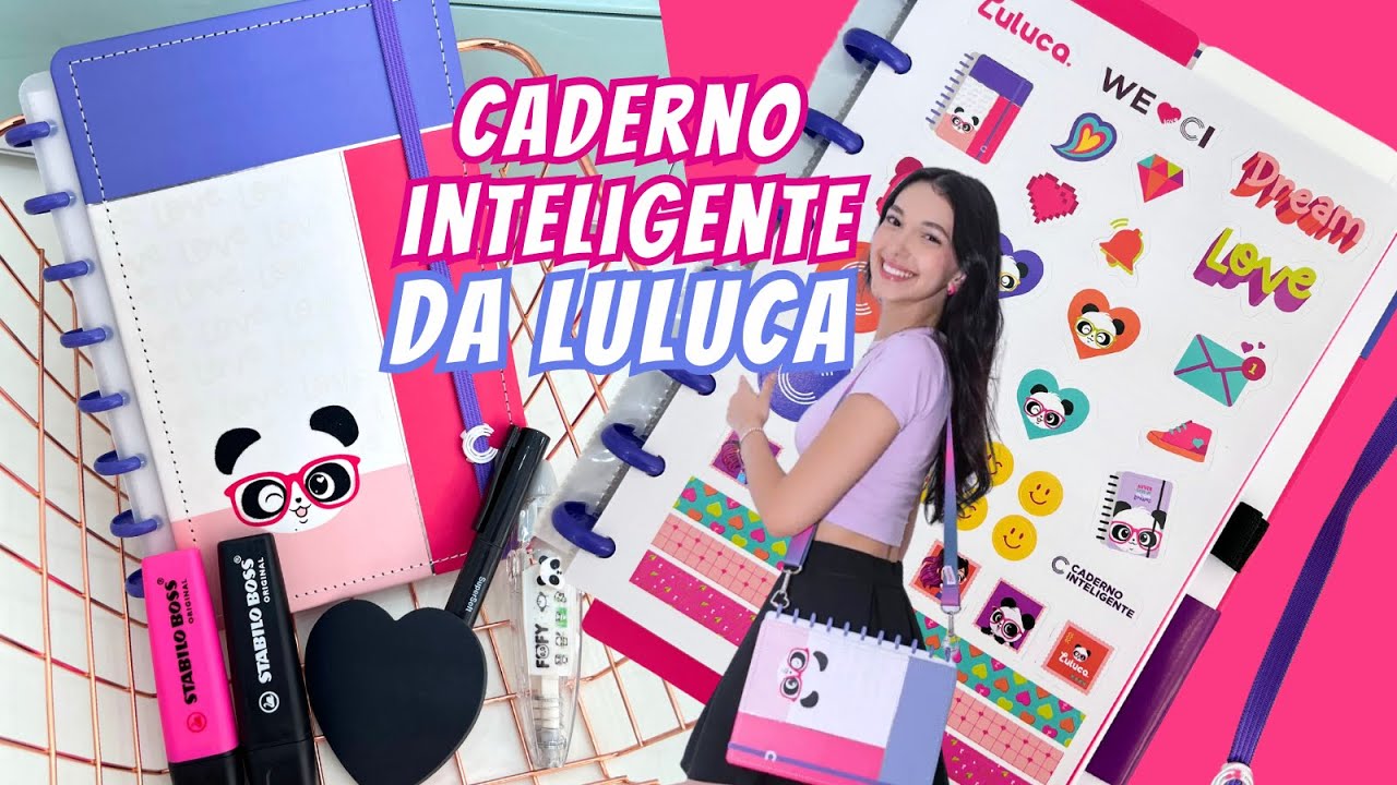 CADERNO INTELIGENTE DA LULUCA 😱😍😍😍