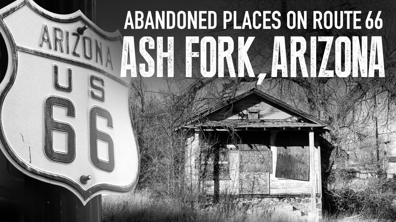 Abandoned Hi-Line Motel on Route 66 in Ash Fork, Arizona