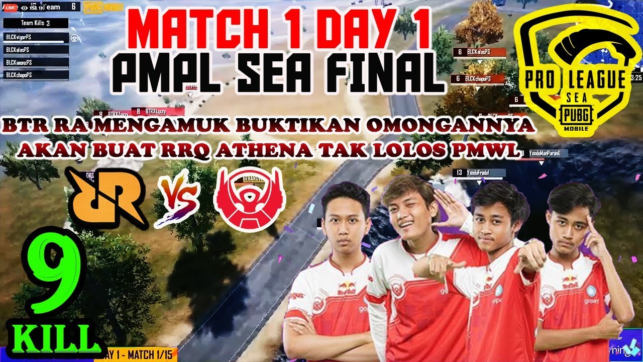 BTR RA Mengamuk Ratakan RRQ Athena | Late Game Bigetron vs Yoodo | PMPL SEA Final Match 1 Day 1