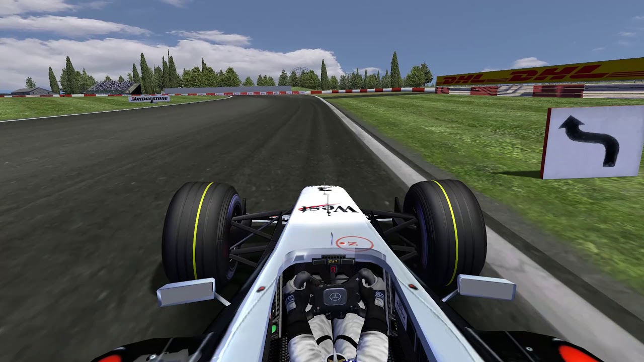 rFactor | legend-leaguef1.pl - okrążenie zapoznawcze z MateLeLe po torze Silverstone