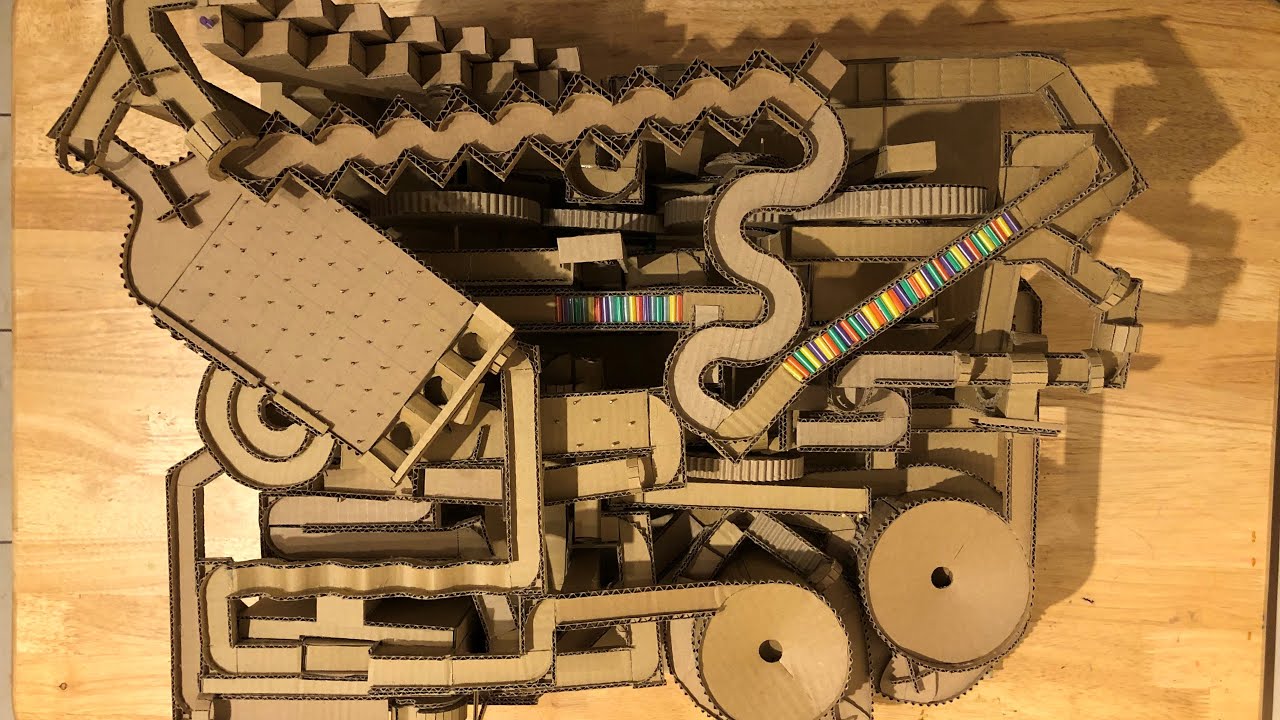 Cardboard Marble Run Machine #2