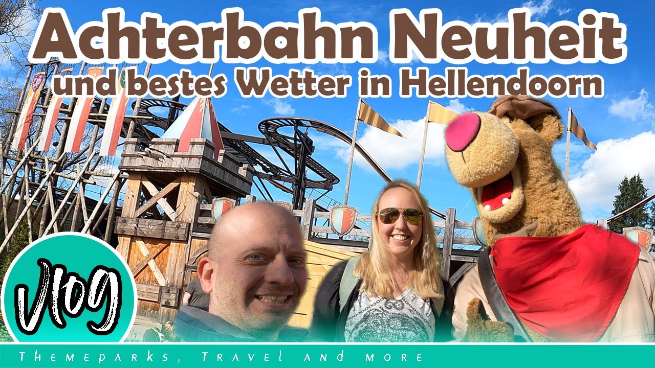 Avonturenpark Hellendoorn 2024 | NEUE ACHTERBAHN - werden wir den Drachen besiegen? | April Vlog