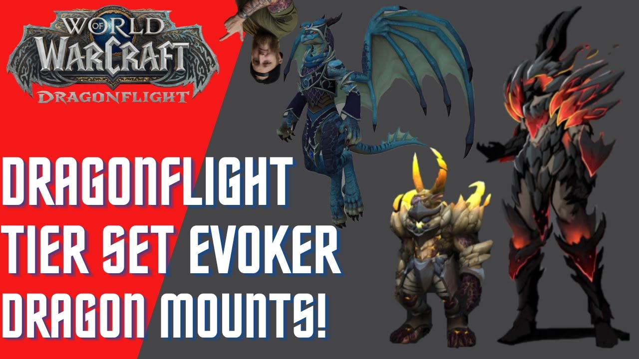 Dragonflight Alpha Tier Set | Evoker | New Dragon Mounts WoW Patch 10.0 Alpha vs Concept Reveal