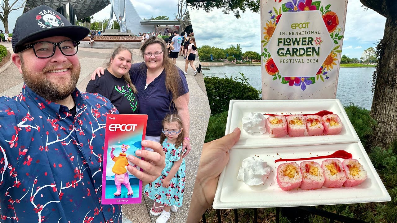 Epcot Flower & Garden Festival | Fruit Sushi & Lobster Tail | The BEST Food | Walt Disney World