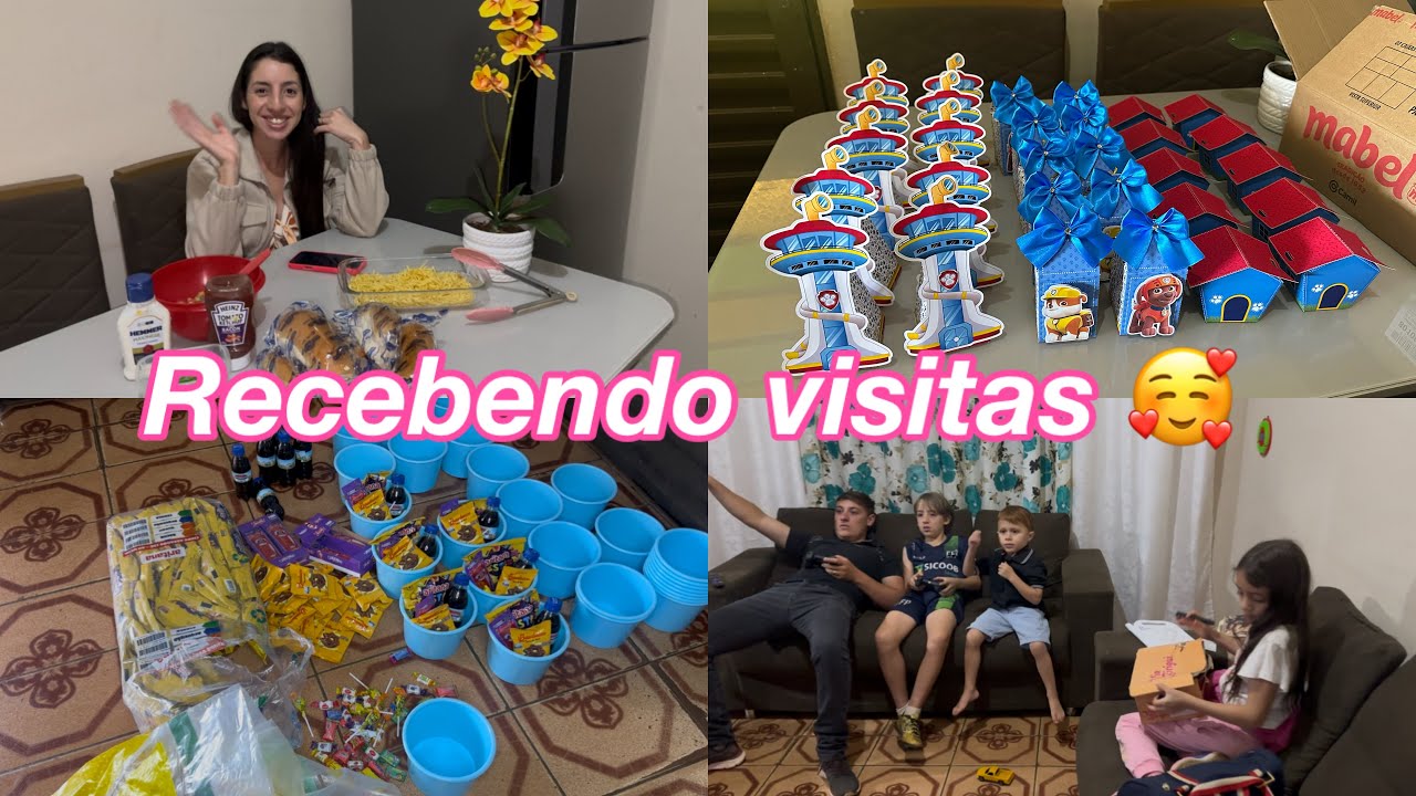 RECEBENDO MEUS CUNHADOS PARA O JANTAR ❤️| FINALIZEI OS PERSONALIZADOS 🥰