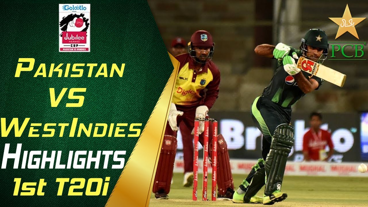 Highlights | 1st T20i |  Pakistan Vs West Indies 2018 | Jubilee Insurance Cup 2018 | PCB