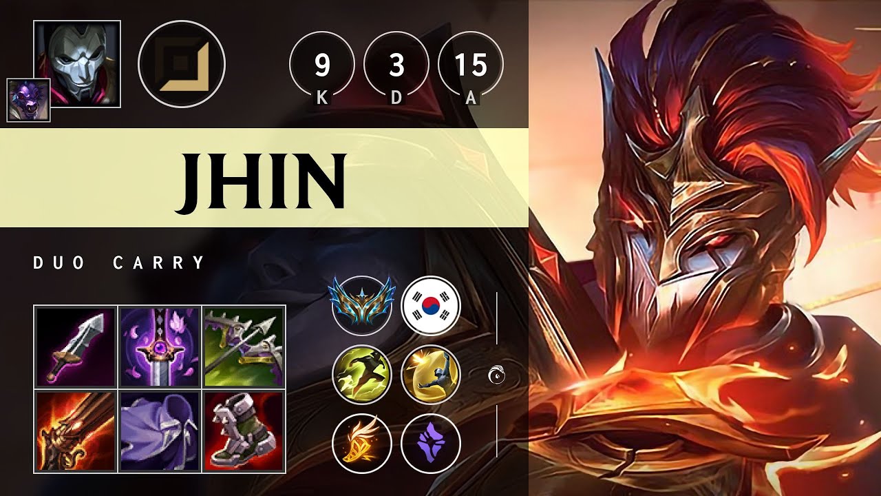 Jhin ADC vs Miss Fortune - KR Challenger Patch 25.20