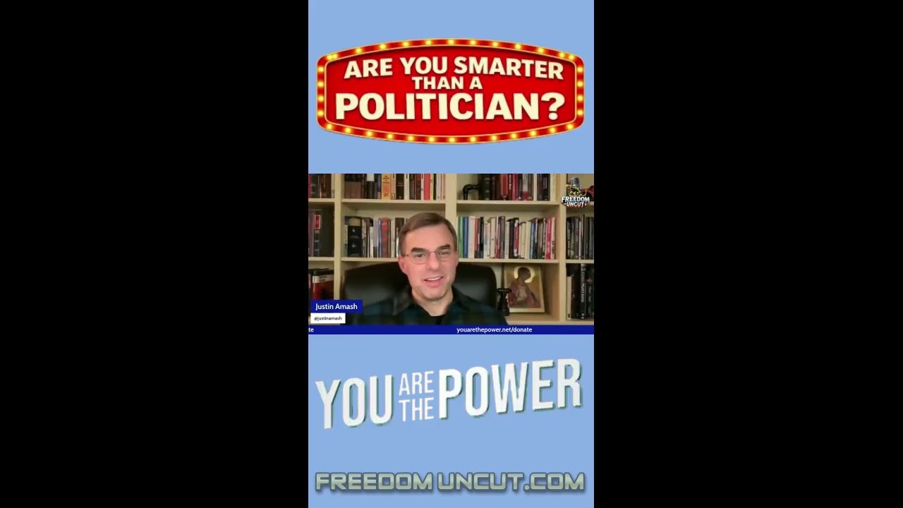 🔥🔥Justin Amash - I'd Battle Thomas Massie on 'Are You Smarter Than a Politician?' 🔥🔥