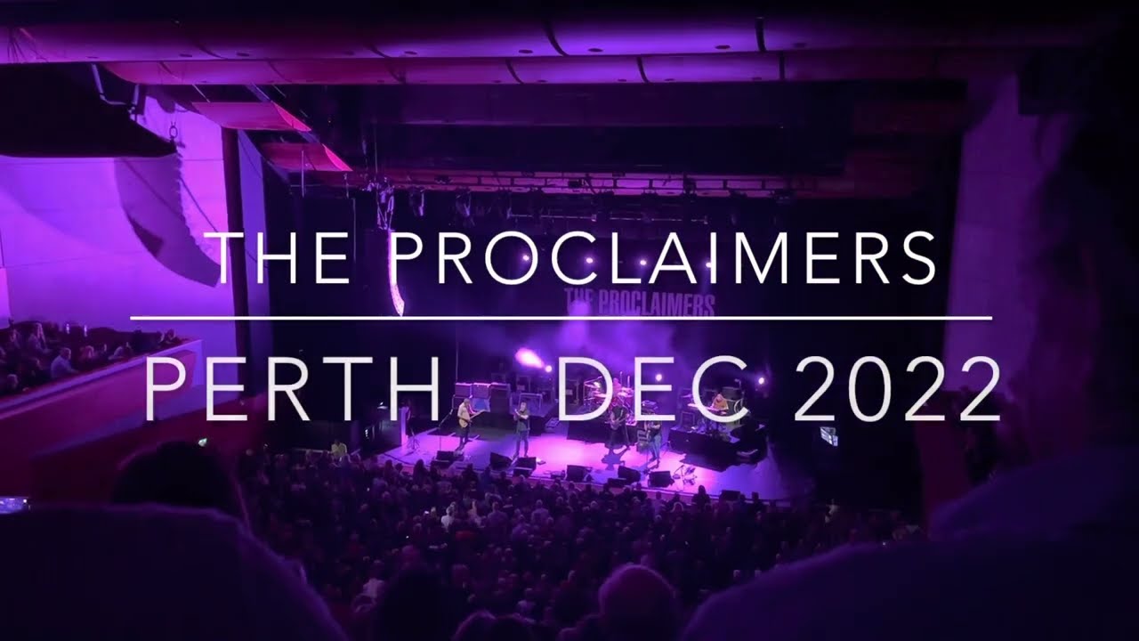 Proclaimers live Perth Concert Hall 14th Dec 2022
