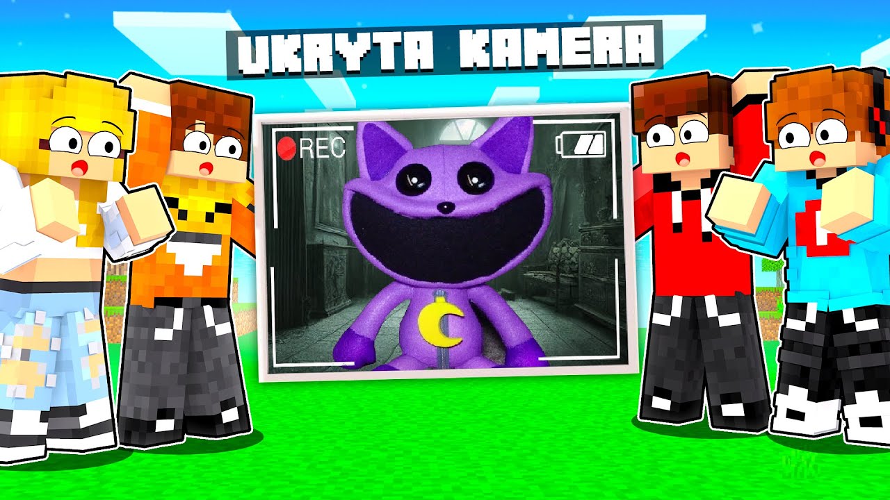 PODGLĄDAMY CATNAP NA UKRYTYCH KAMERACH w Minecraft!