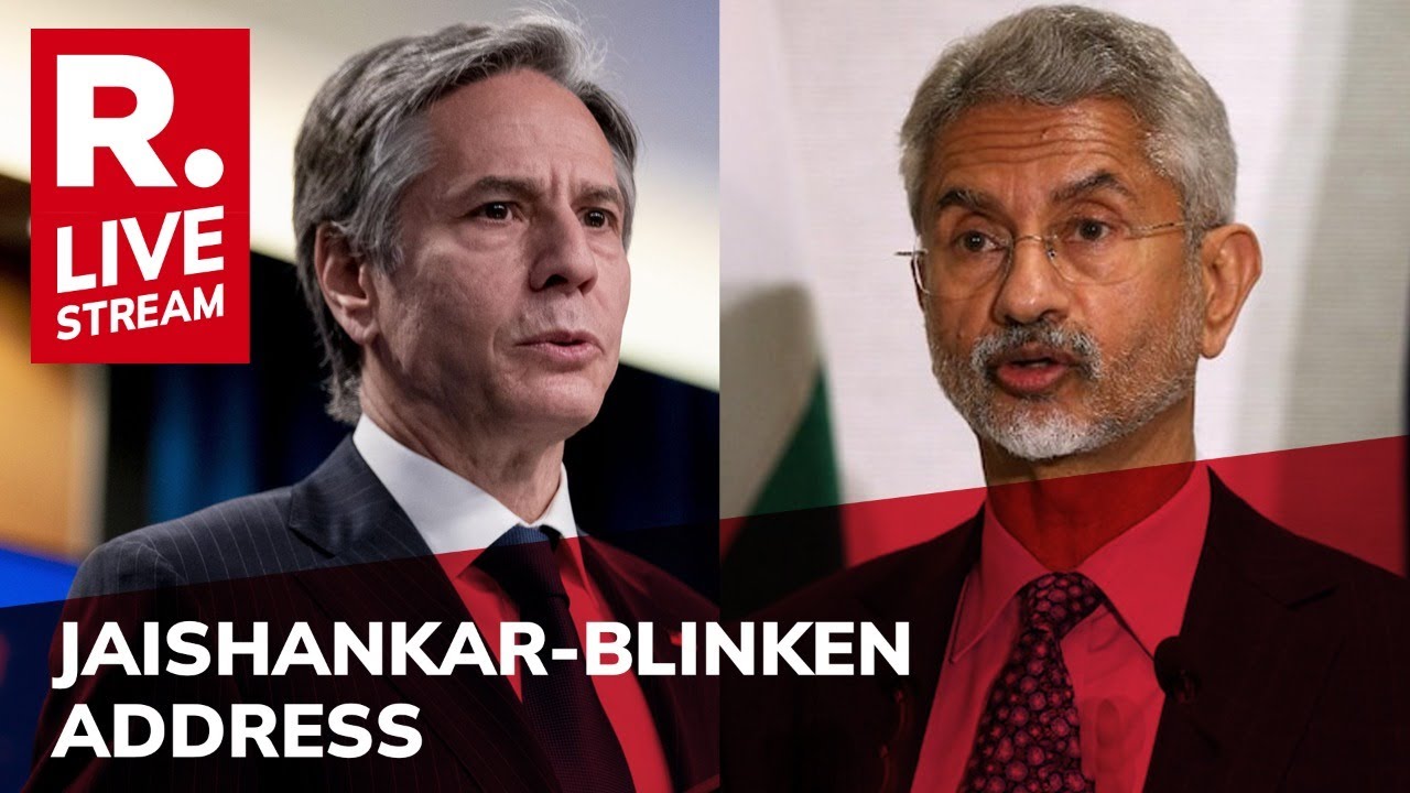 LIVE: EAM Jaishankar Addresses Gathering With US State Secretary Antony Blinken in Washington