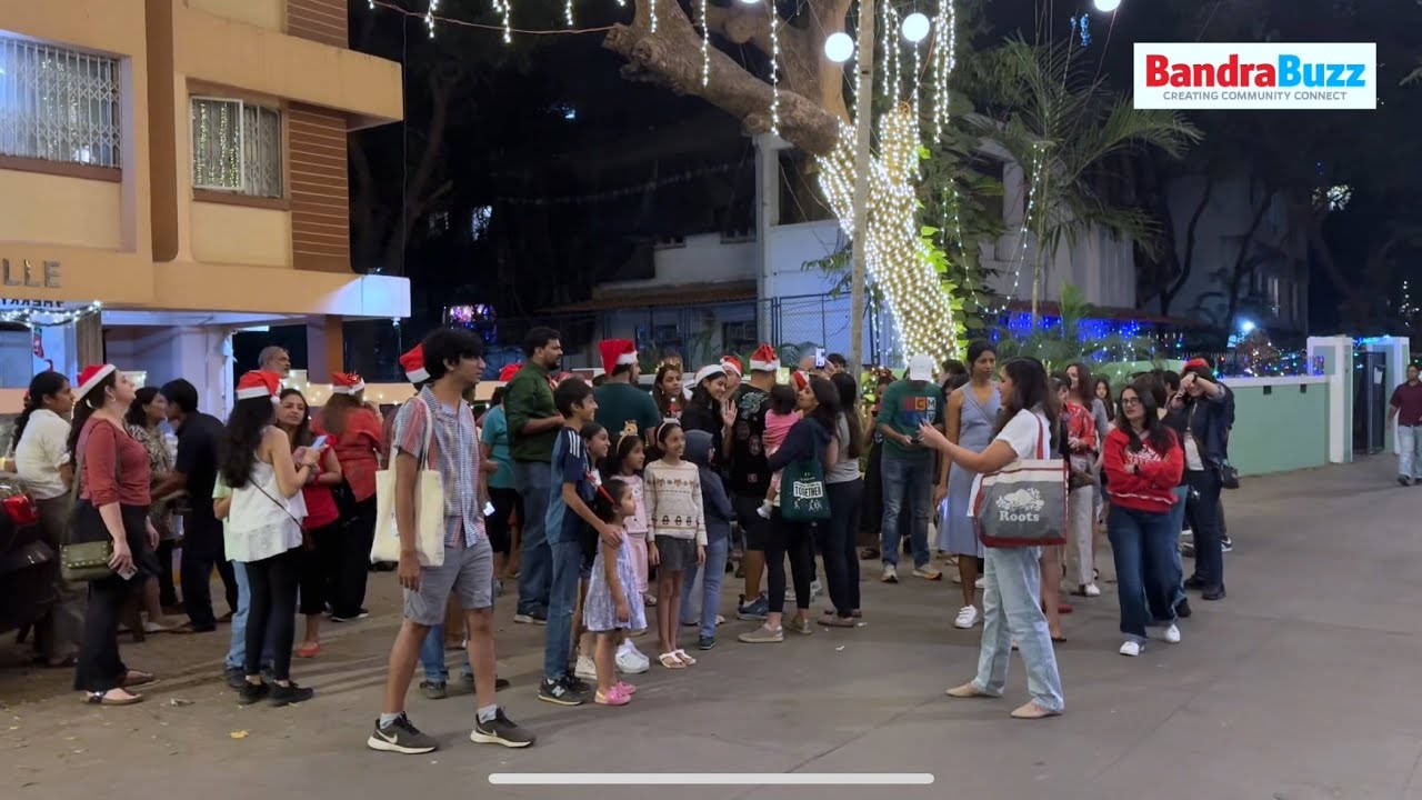 Community-Led Christmas Carol Walk Marks Festive Build-Up in Bandra!