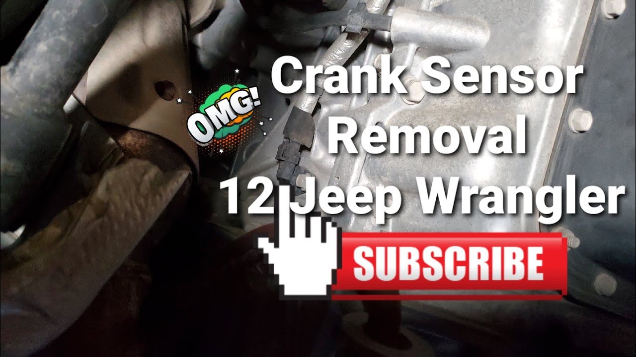Как снять датчик положения коленчатого вала на Jeep Wrangler 2012 года