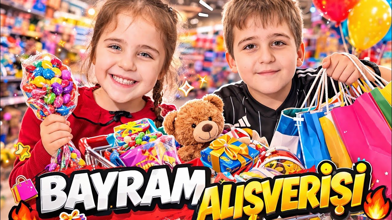BAYRAM ALIŞVERİŞİ VLOG‼️ ELİF VE EGENİN BAYRAM ALIŞVERİŞİ 2026
