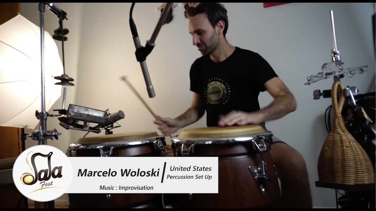 Marcelo Woloski - Percussion Set Up - Improvisation | Sala Fest