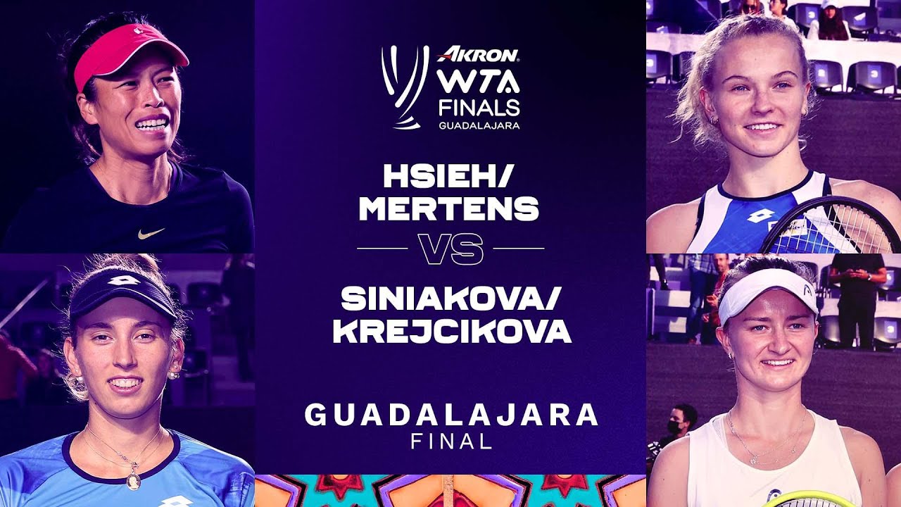 Синякова/Крейчикова против Се/Мертенс | Финал парного разряда финала WTA 2021 | Обзор матча WTA