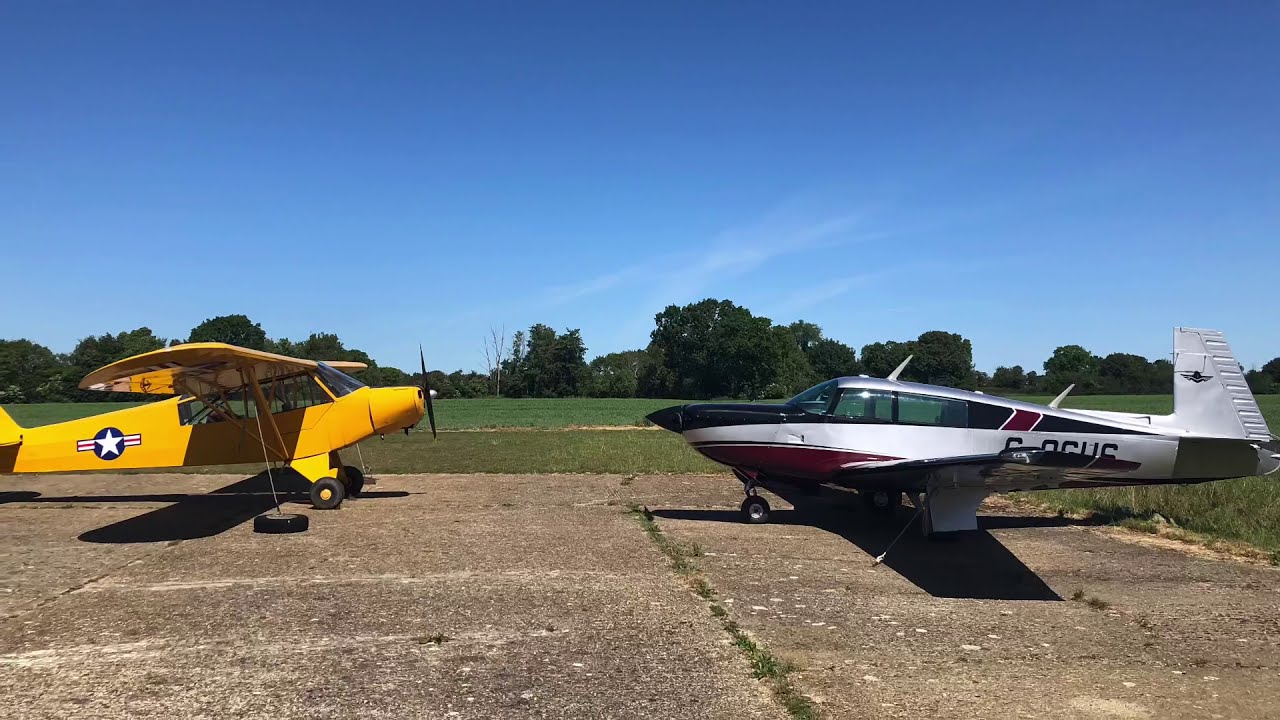 Mooney M20K - Emergency Landing - Go Pro Cockpit View