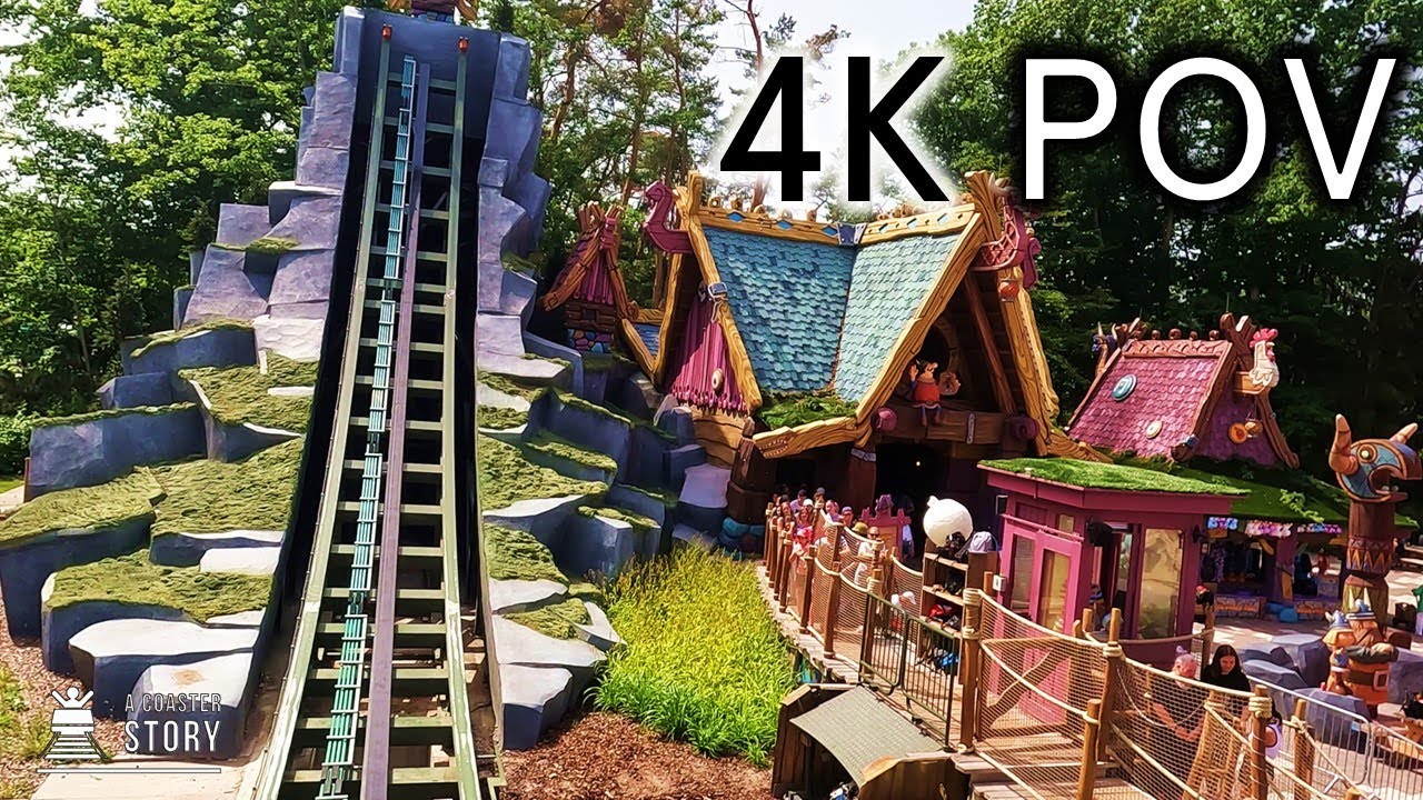 Die gro&szlig;e Welle (Super Long Disk'O Coaster) - Holiday Park 4K POV