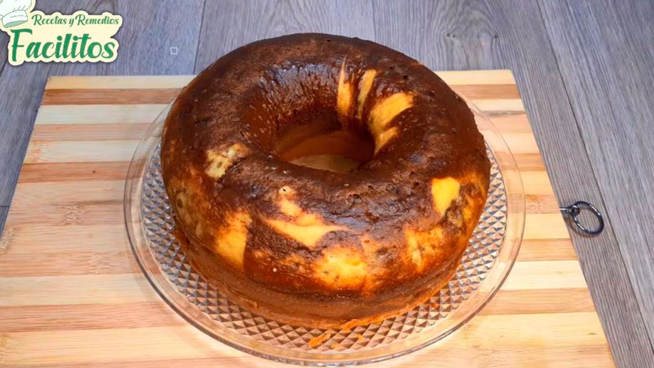 Receta de bizcocho de naranja y café casero| fácil y rápido