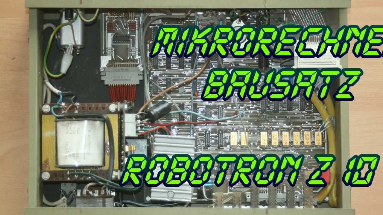 8-bit Mikrorechnerbausatz ROBOTRON Z1013 aus den 80-ern mit U880 (Z80) CPU