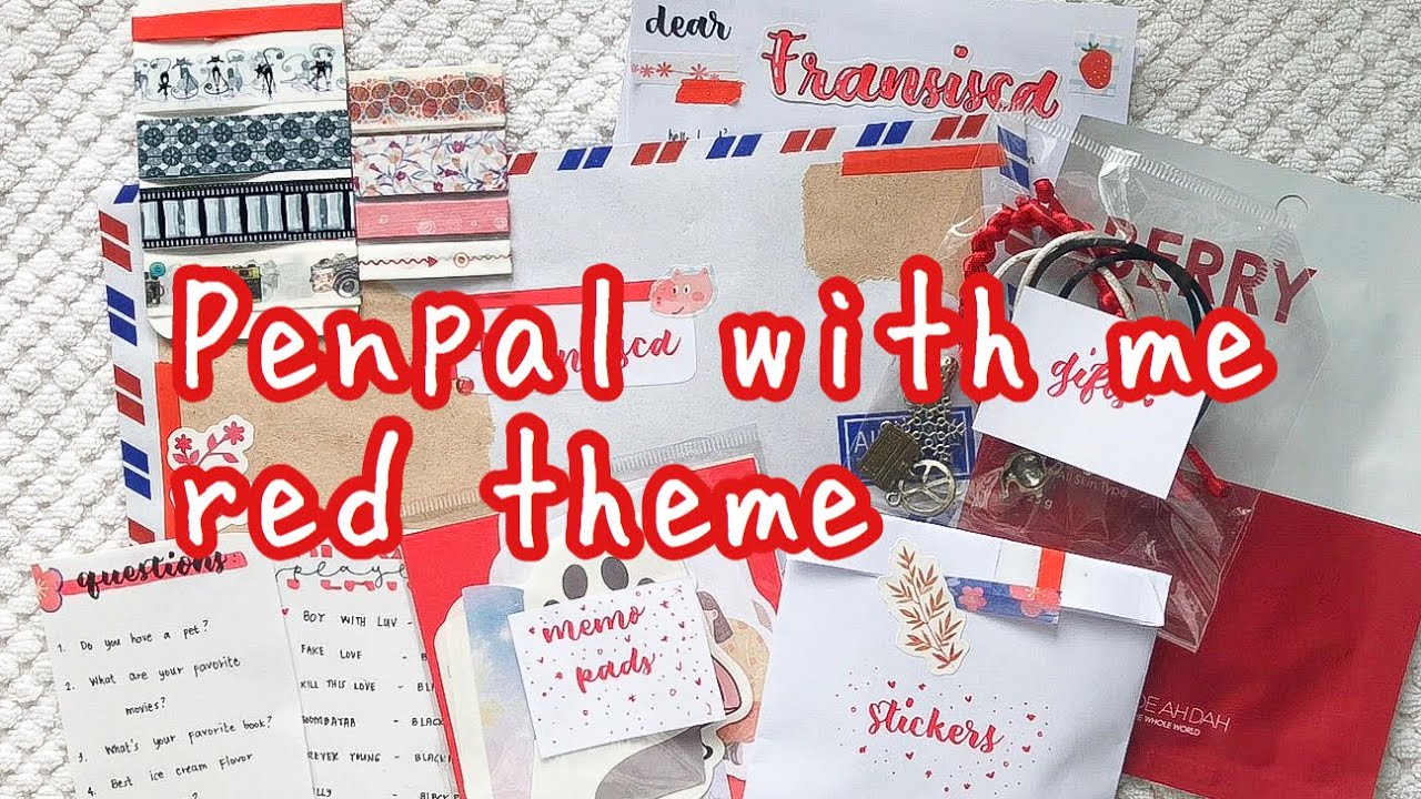 RED PEN PAL LETTER #2 | kaiiletters