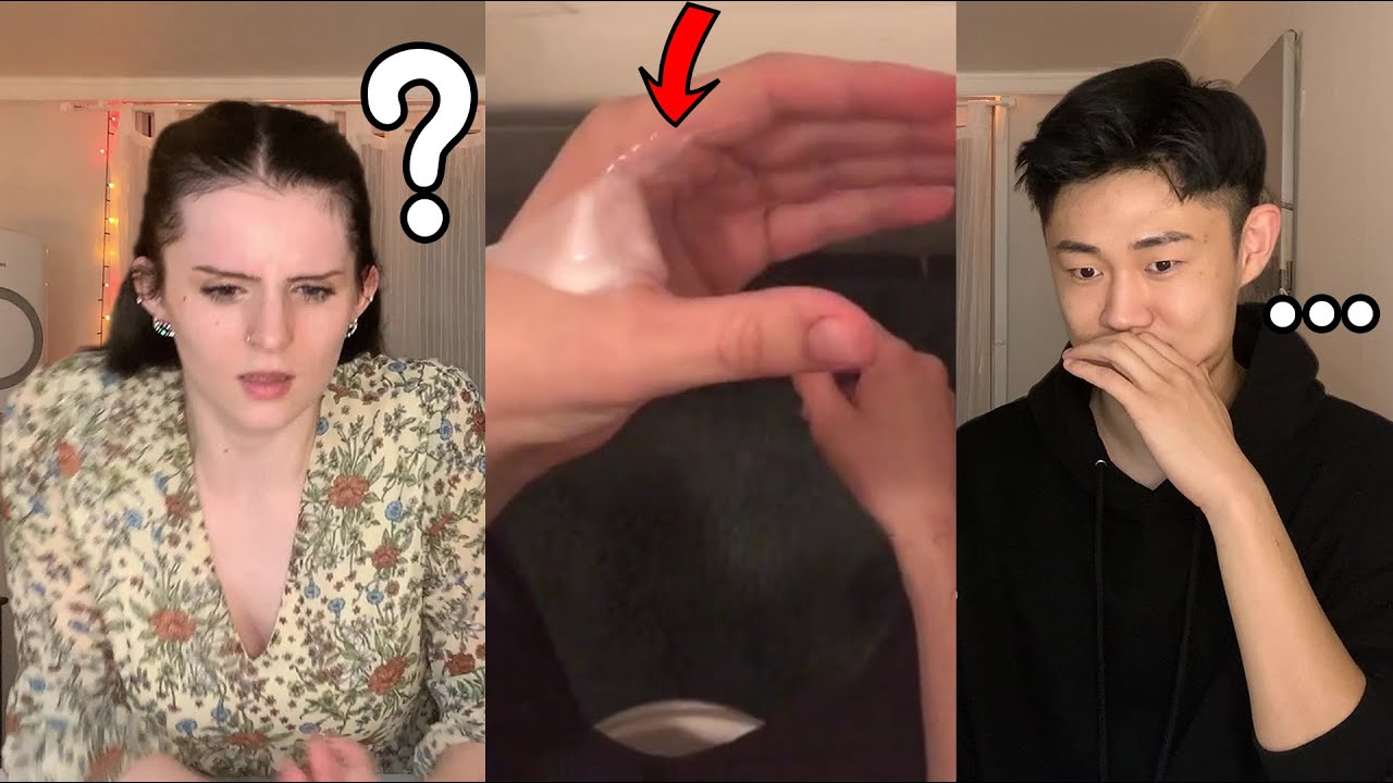 Пара реагирует на Tiktoks, только парни могут понять !! * Кореец плачет ... *