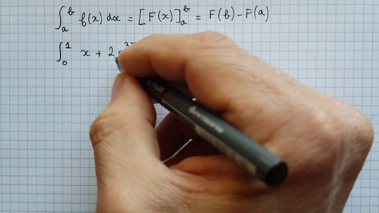 Calculer une int&eacute;grale &agrave; l'aide une primitive
