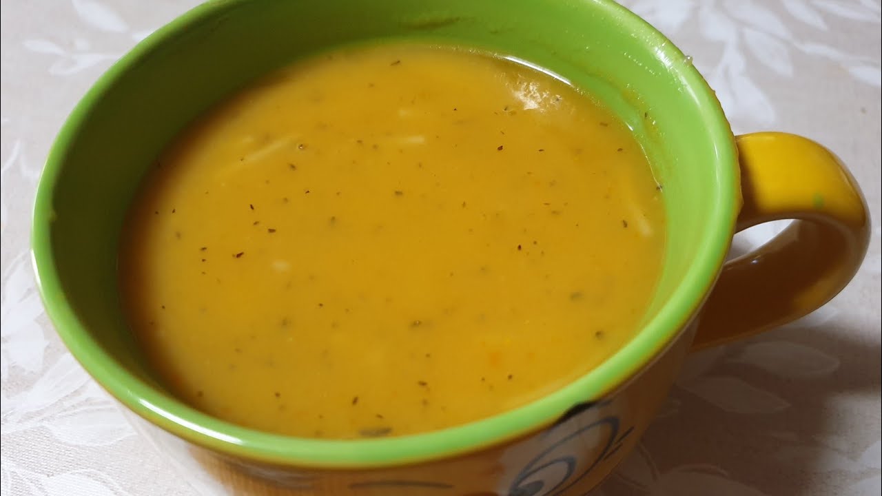 Soupe aux légumes cuits à la vapeur