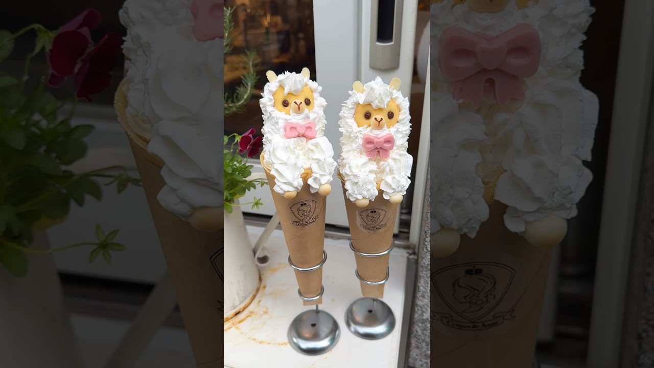 あまりにも可愛すぎるアルパカクレープ！食べるのがもったいない甘々スイーツ【クレープス・ド・アンヌ：愛知名古屋】