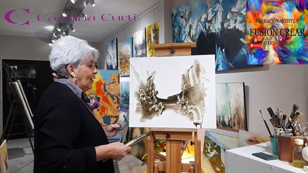 Fusión Crear ARTISTA PLASTICA CAROLINA CURTI Y SU “MOVIMIENTO Y DINAMISMO EN EL OLEO”
