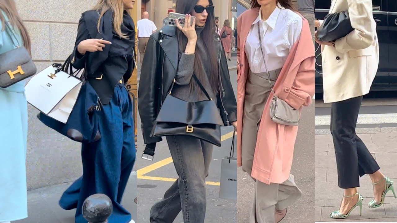 BEAUTIFUL SPRING LOOKS 🇮🇹 MILAN STREET STYLE ☀️ ITALIAN STREET FASHION #vanityfair #voguejapan