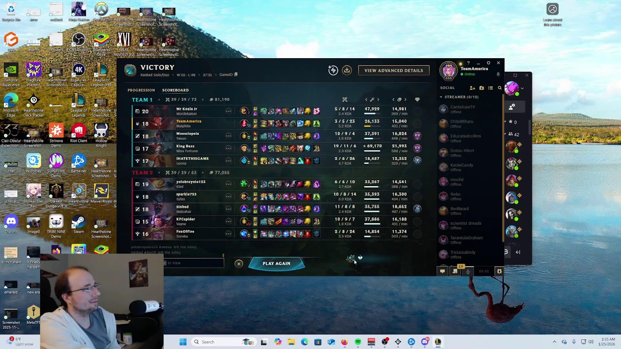 Top 100 Arena 3-4 hours then variety 1/24/26