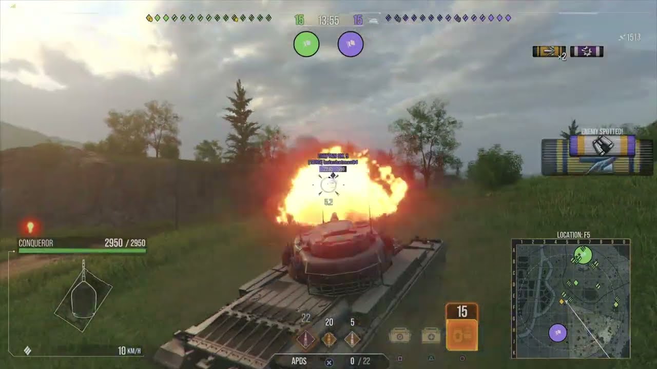 WoT Console Cold War || Conqueror || 10.8K DMG Ace