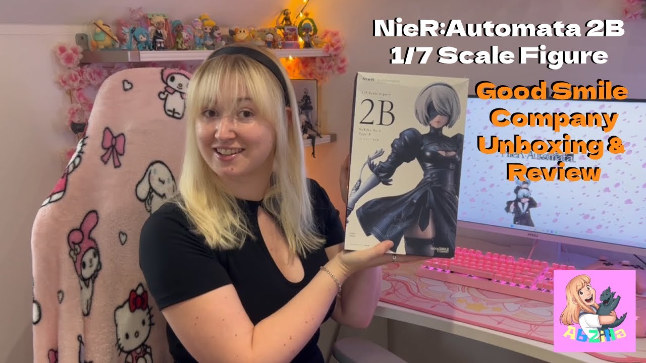 AbZilla | Good Smile Company NieR: Automata 2B 1/7 Scale Figure Unboxing & Review
