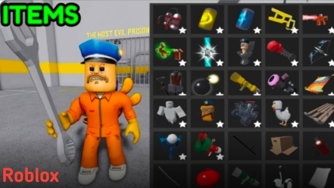 [ WITH ITEMS !] POLICE BOY ESCAPE PRISON ! (Roblox)