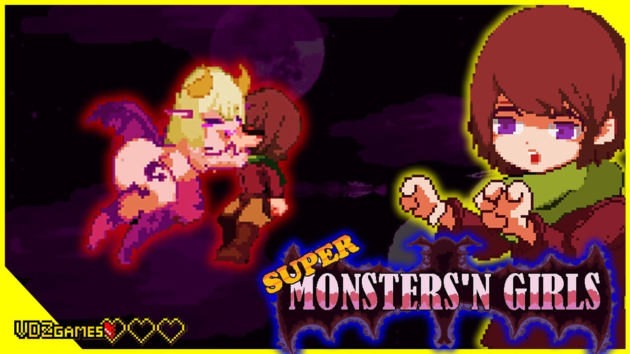 Super Monsters and Girls - Compilation all stages - gameplay