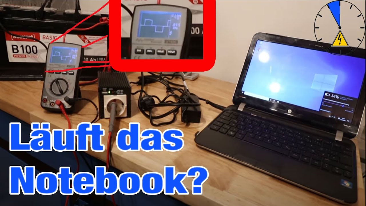 #17 Blackout - Modifizierter Sinus Wechselrichter funktioniert PC Netzteil