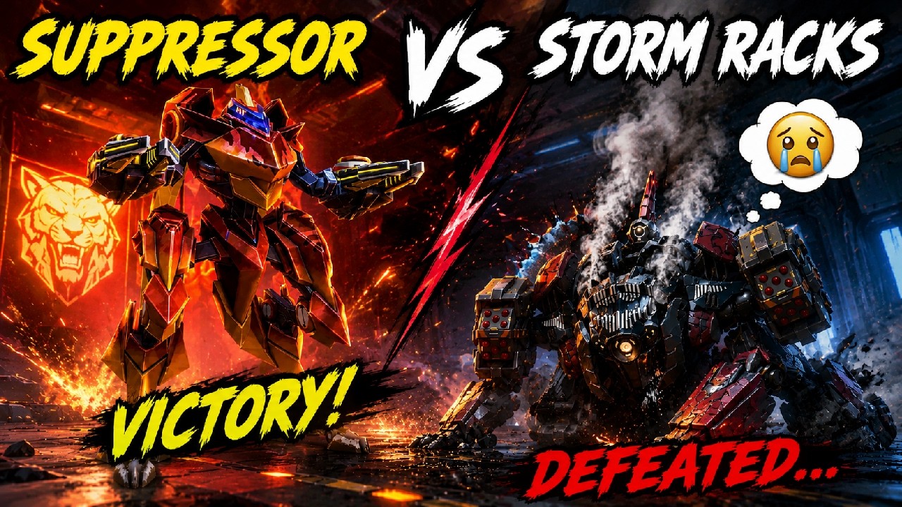 Mech Arena Hangar Showdown - Storm Racks 16 Damage is not enough against Supressors!