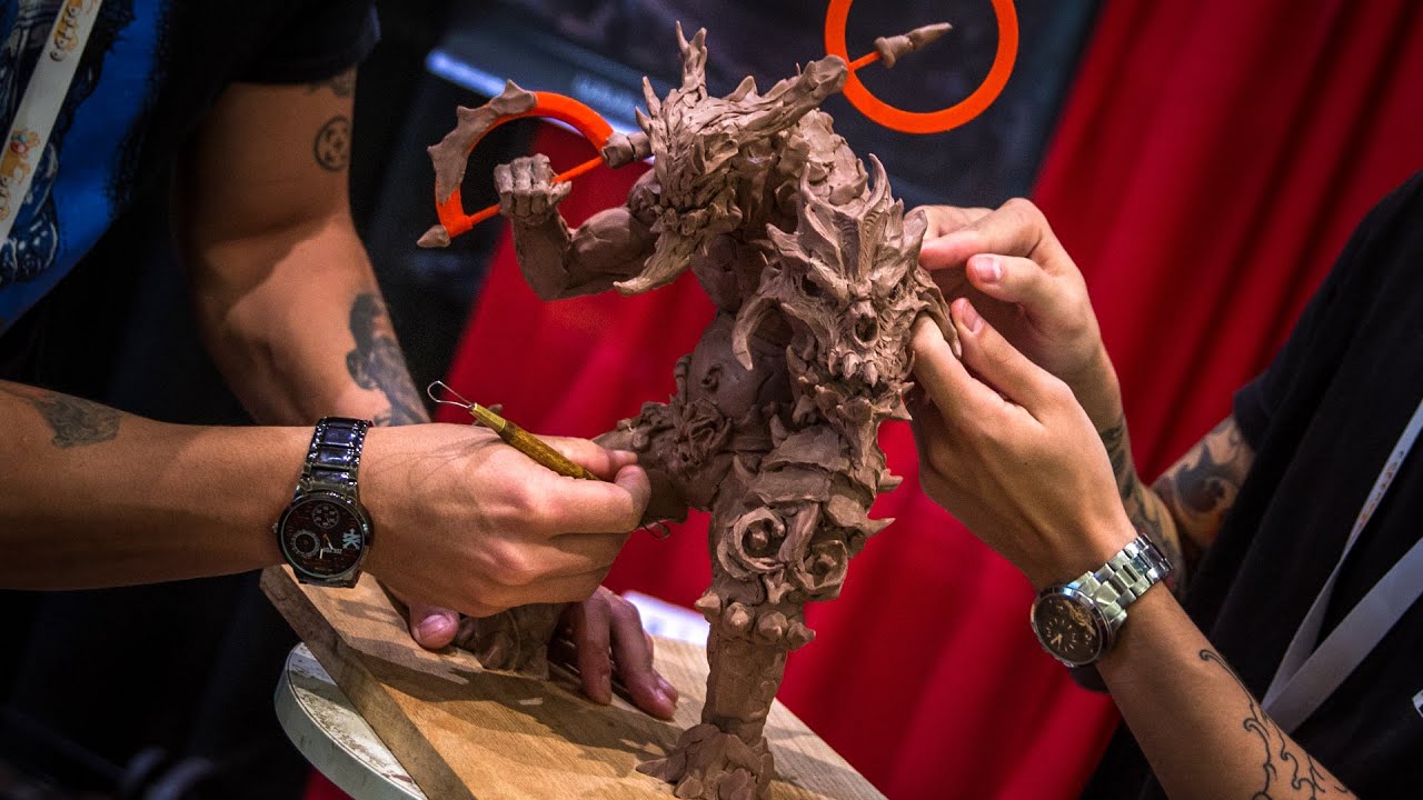 Sculpting Creatures at Designer Con 2015!