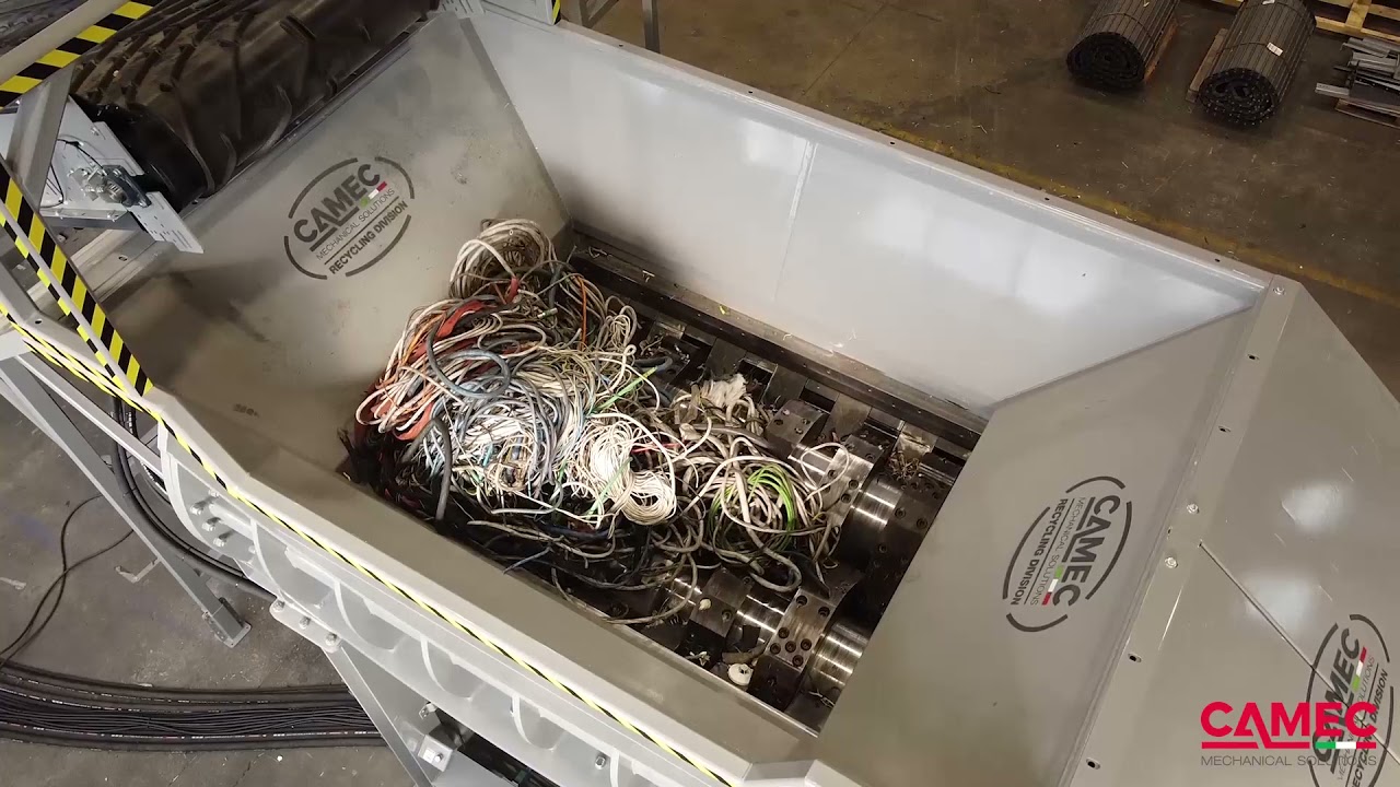 CAMEC Shredding and Screening Plant for Copper Cables 20 ton/h