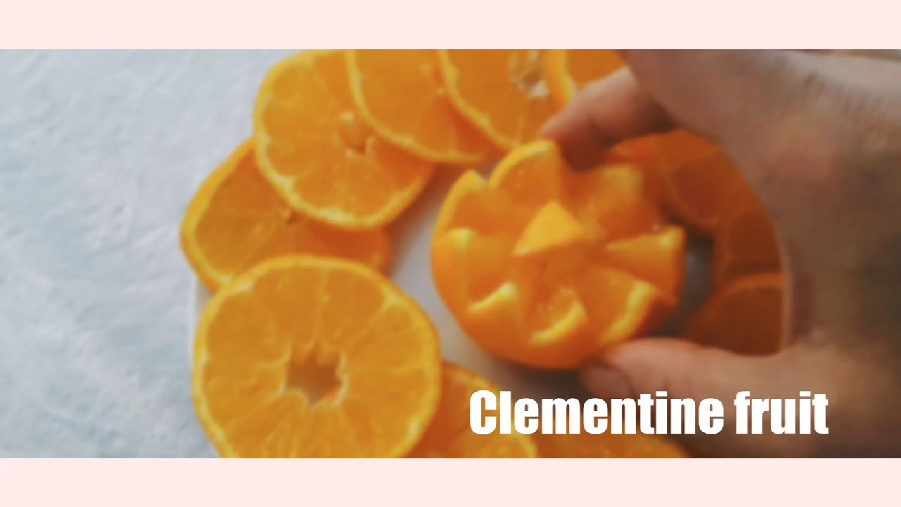 Mandarin clementine fruits