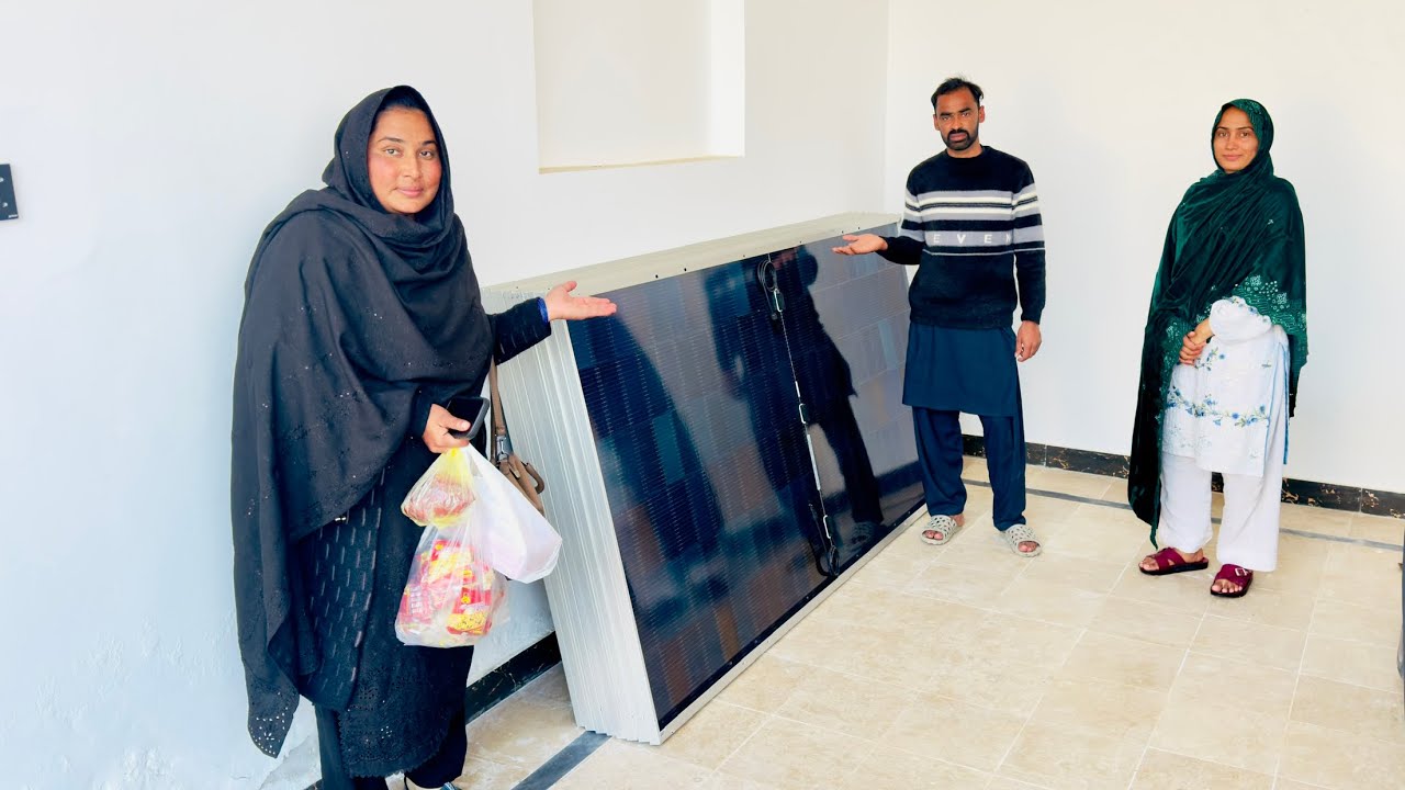 Ghar Keliye Solar Panel Purchase // Begum Keliye Ac Purchase Karna Ka Fasla 